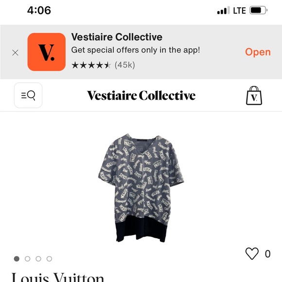 Medium authentic Louis Vuitton logo shirt in perfect condition. - Picture 2 of 6